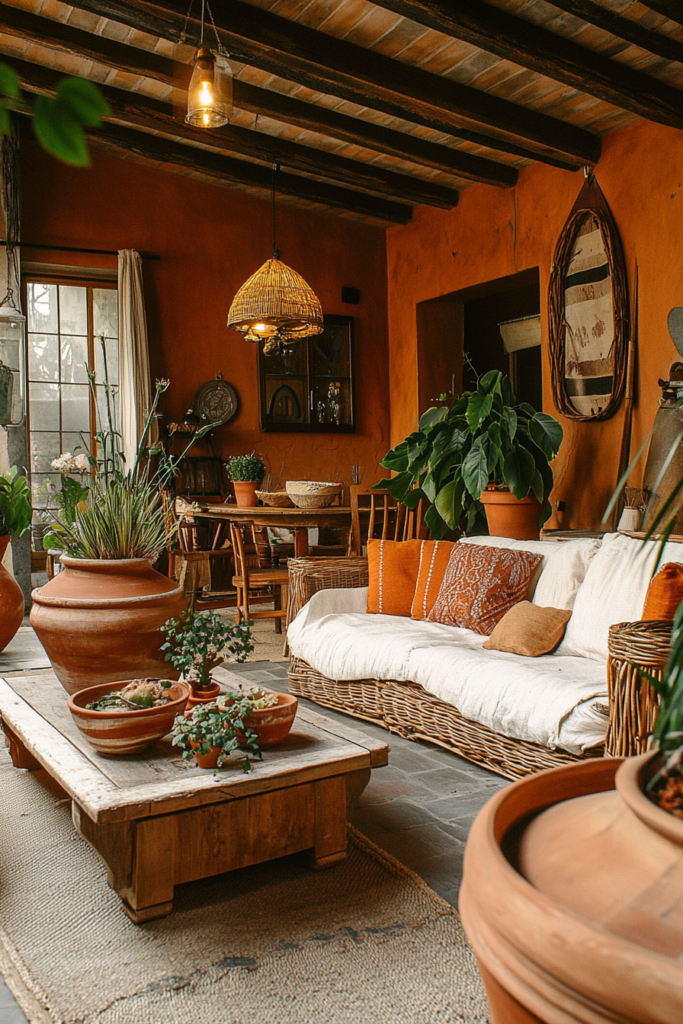 4. Rustic Charm with Terracotta
