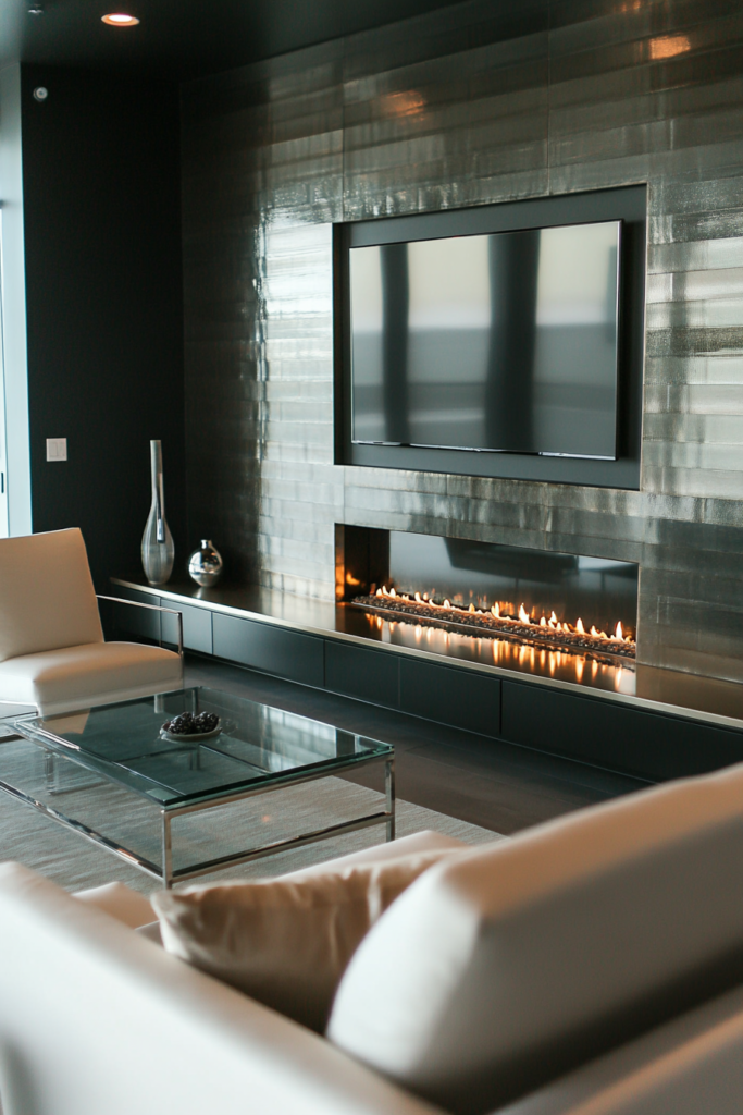 4. Sleek Glass and Metal