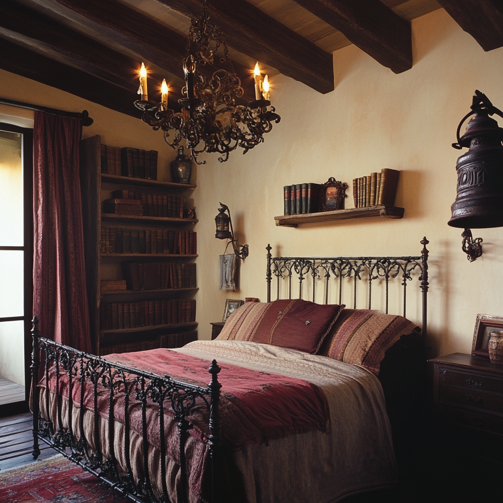 4. Wrought Iron Details for a Vintage Feel