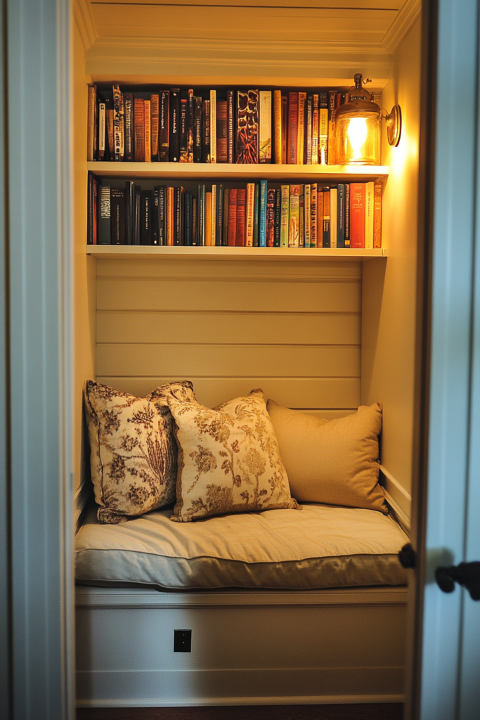 5. A Secret Closet Reading Hideaway