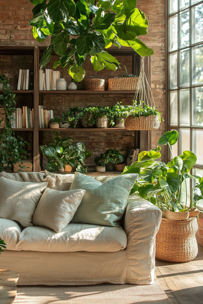5. Bring in Houseplants for a Lush Feel