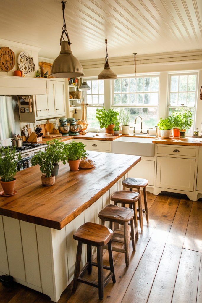 5. Butcher Block Countertops