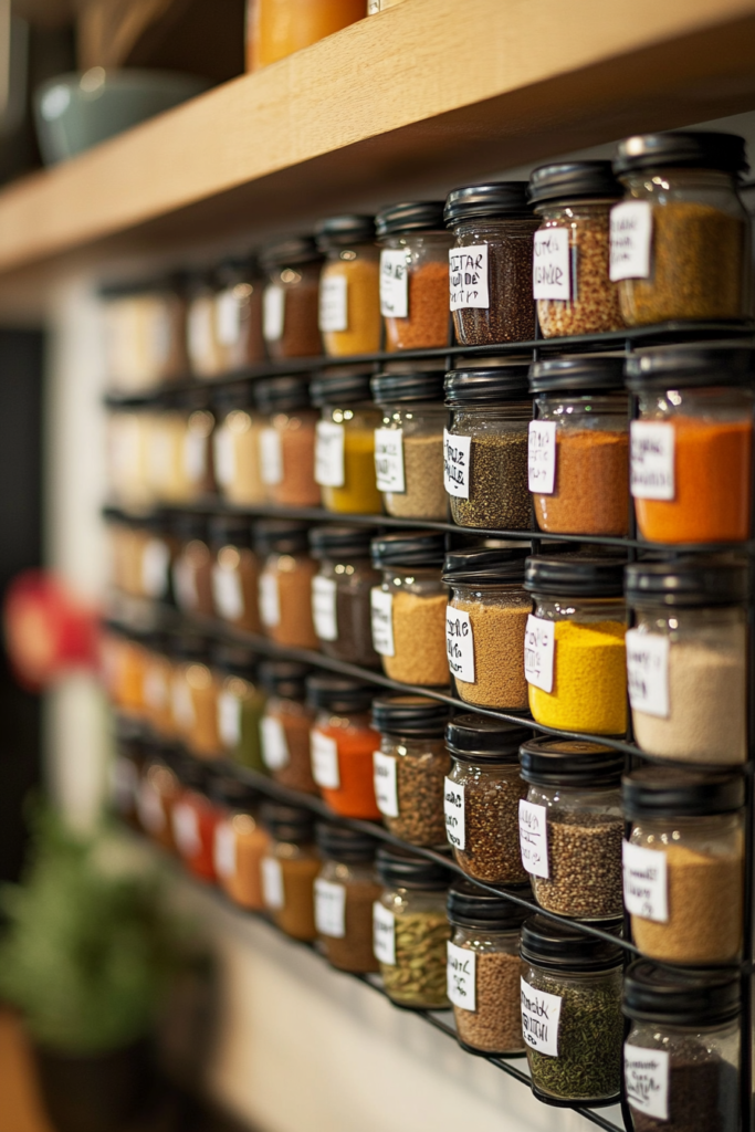 5. Dollar Store Spice Rack