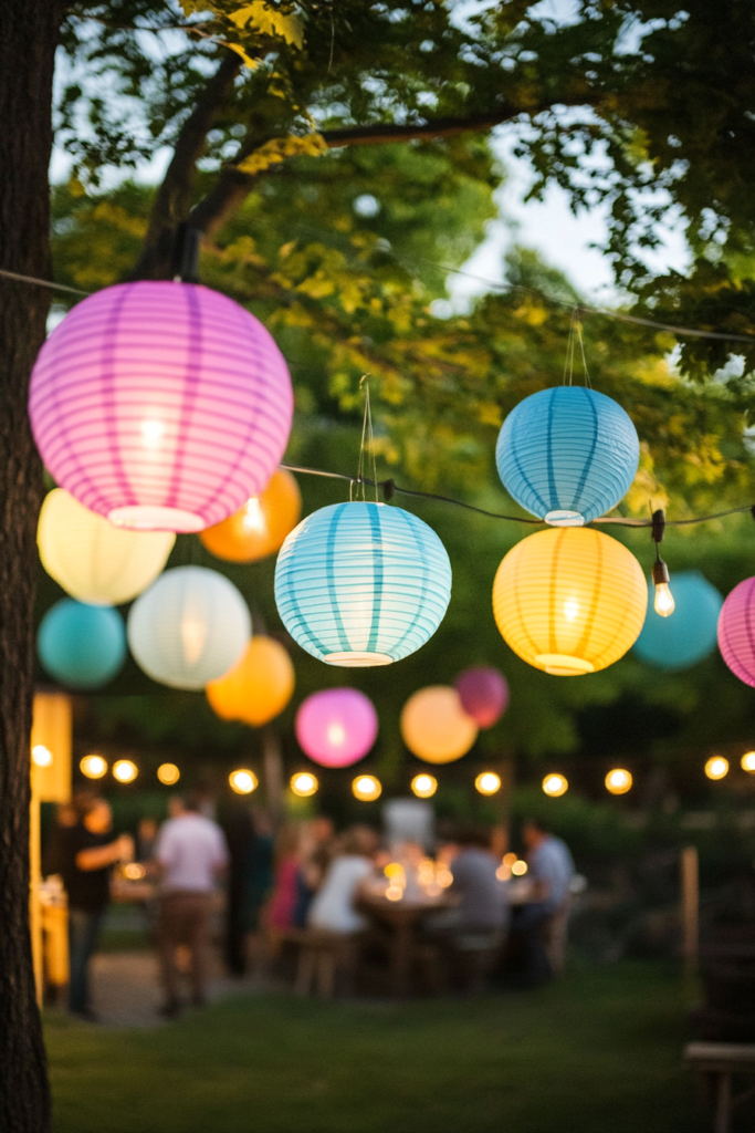 5. Festive Paper Lanterns