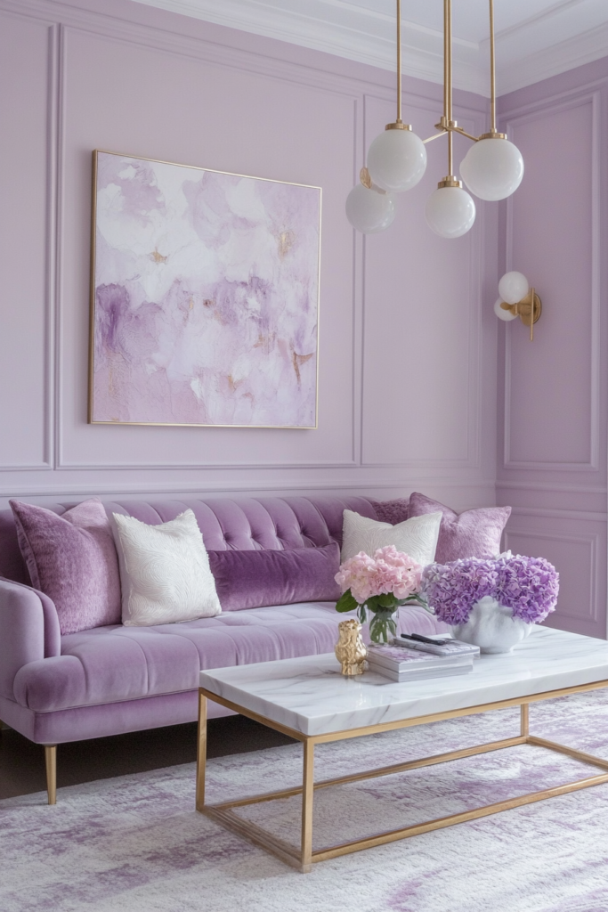 5. Lilac and Lavender Sophistication