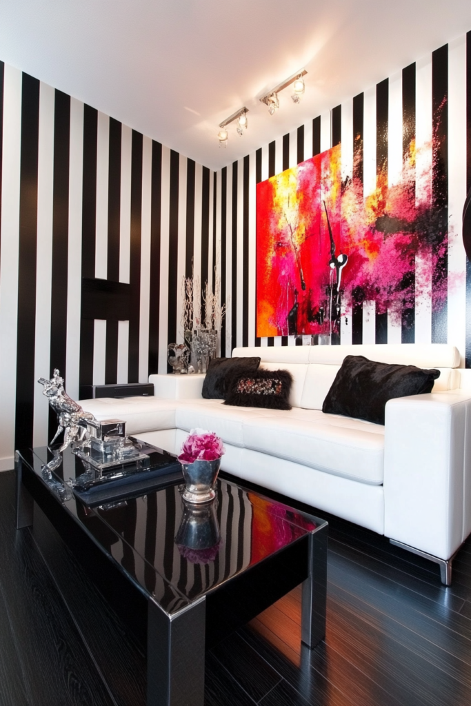 6. Black and White: Timeless Contrast