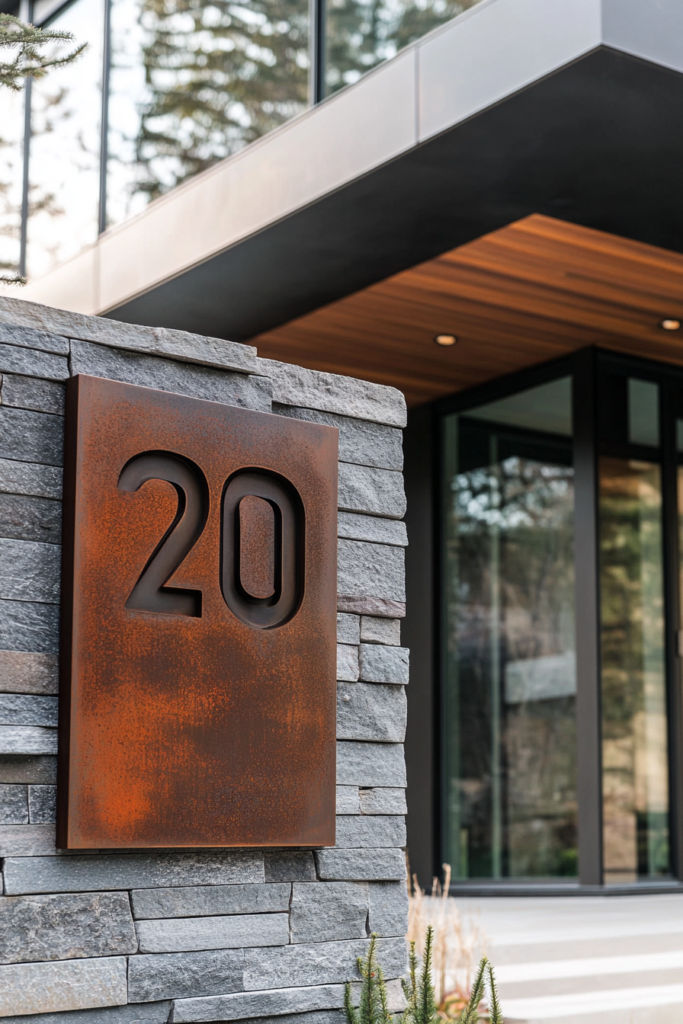 6. Corten Steel Edge