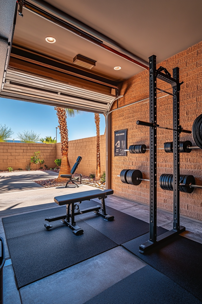 6. Garage Gym Transformation