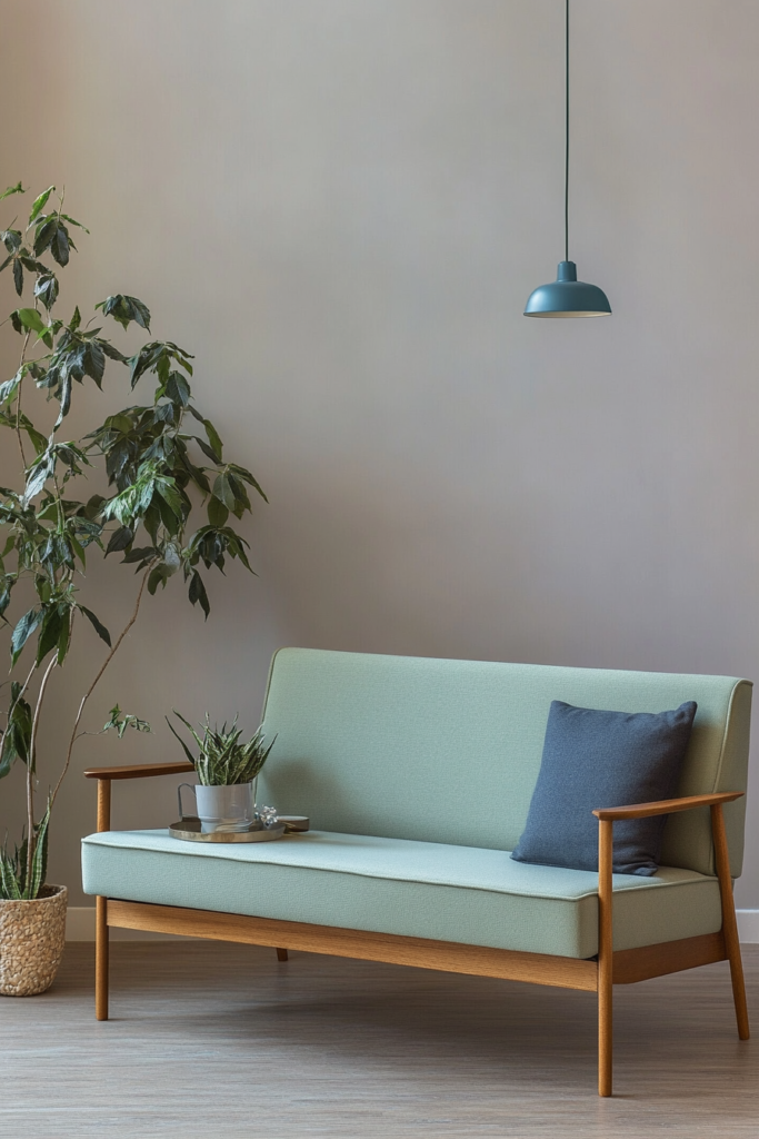 6. Scandinavian Simplicity: Pastel Green and Natural Light