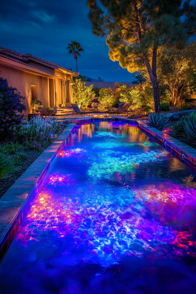 6. Underwater Lighting in Pools and Ponds