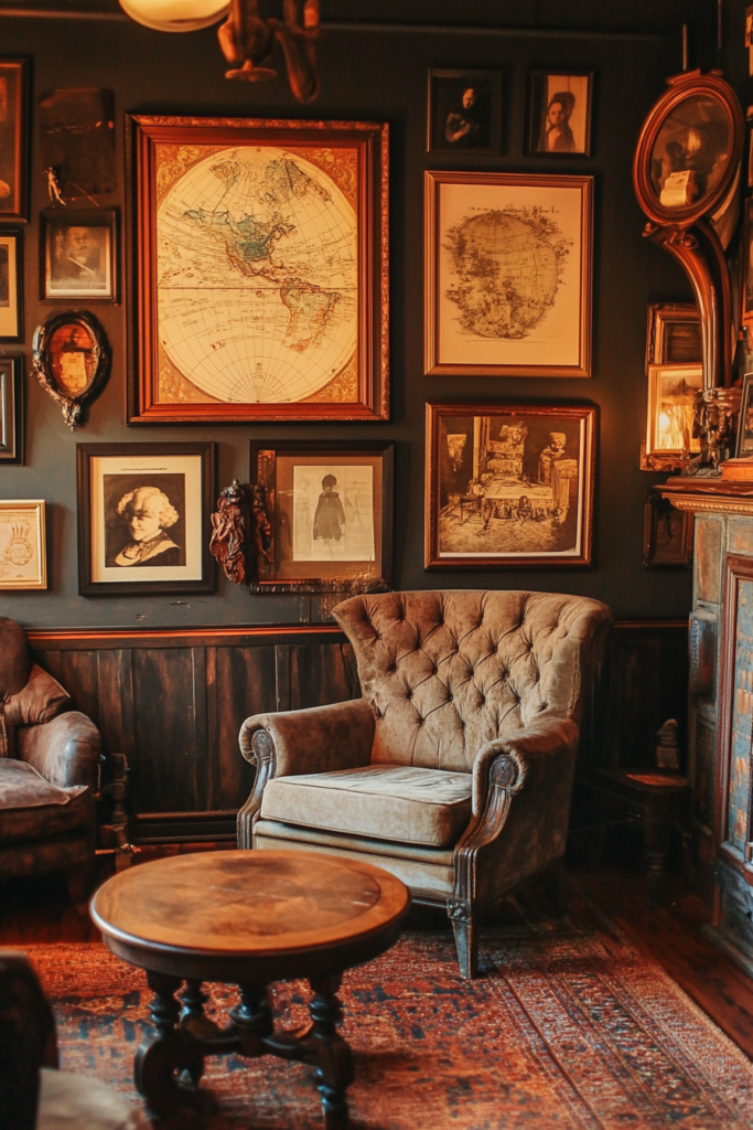 6. Wall Art with a Literary Twist