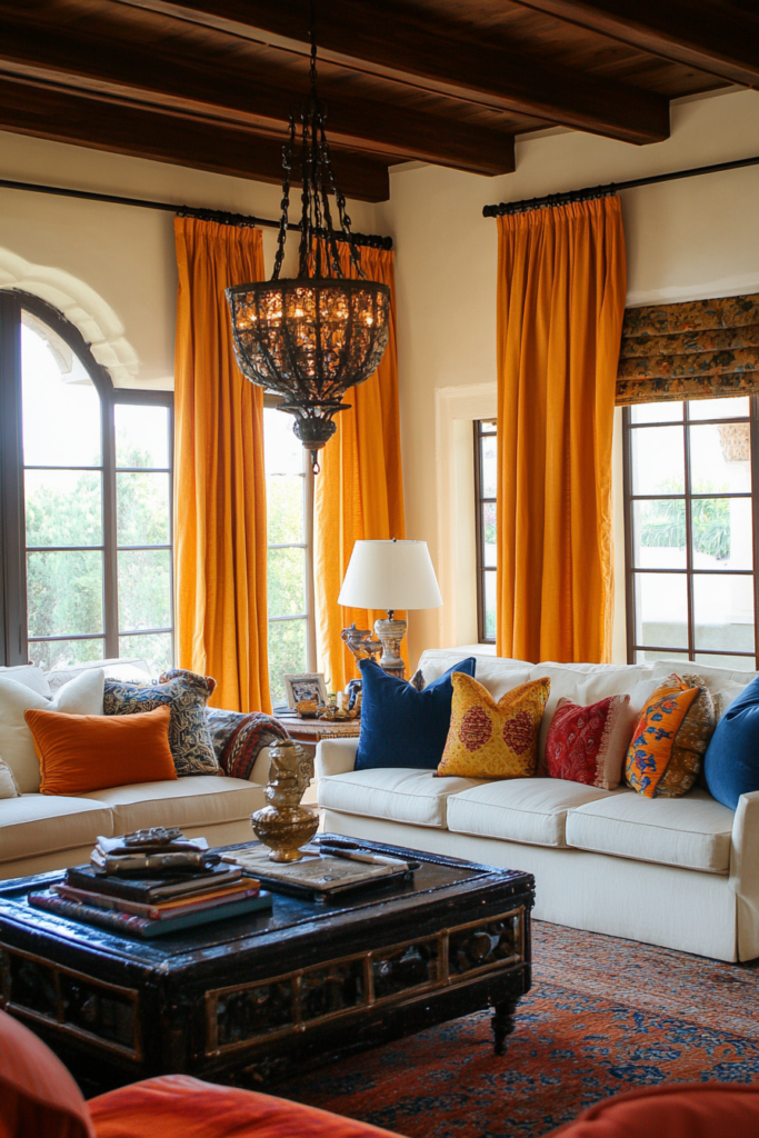 7. Accentuate with Fabrics and Drapes