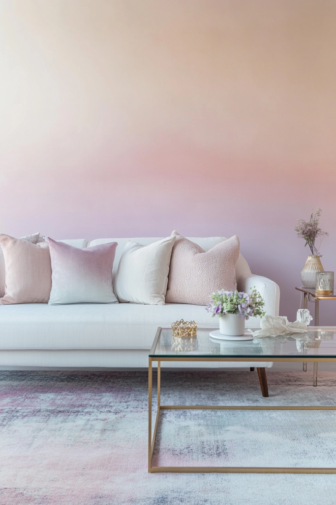 7. Dreamy Pastel Ombre Walls