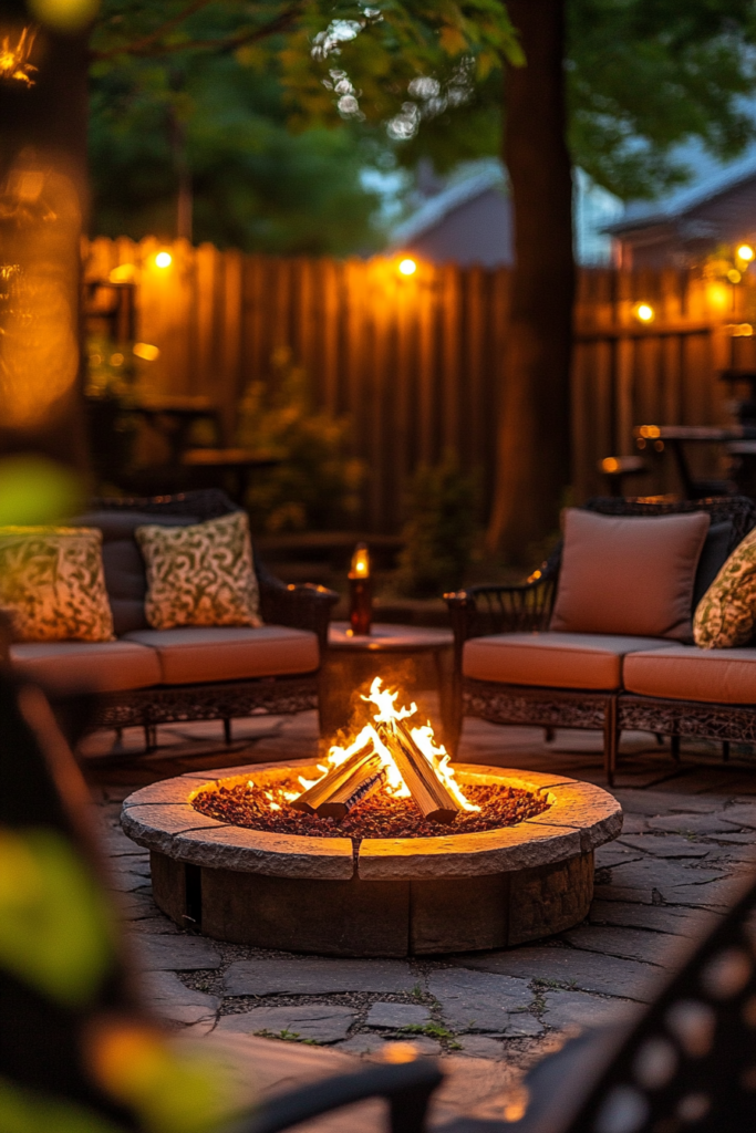 7. Fire Pit Illumination