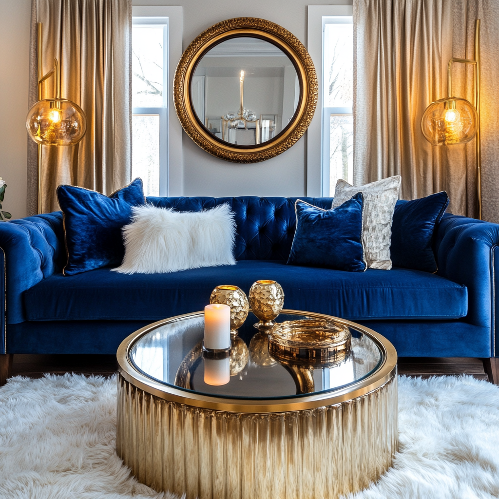 7. Gold and Brass Accents for a Luxe Look