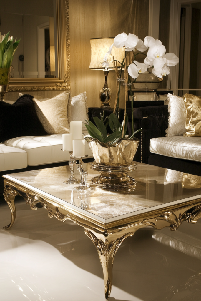 7. Incorporate Metallic Finishes