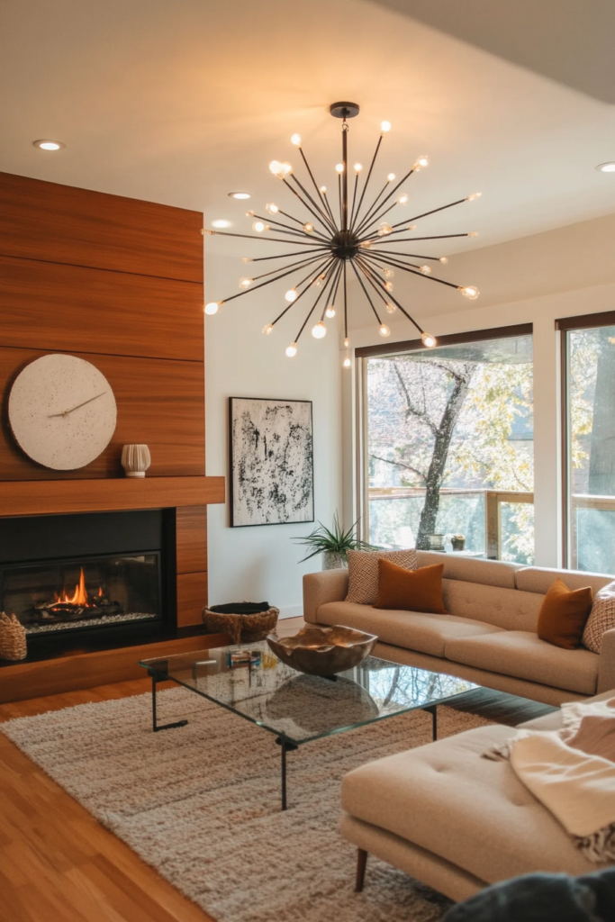 7. Install a Sputnik Chandelier