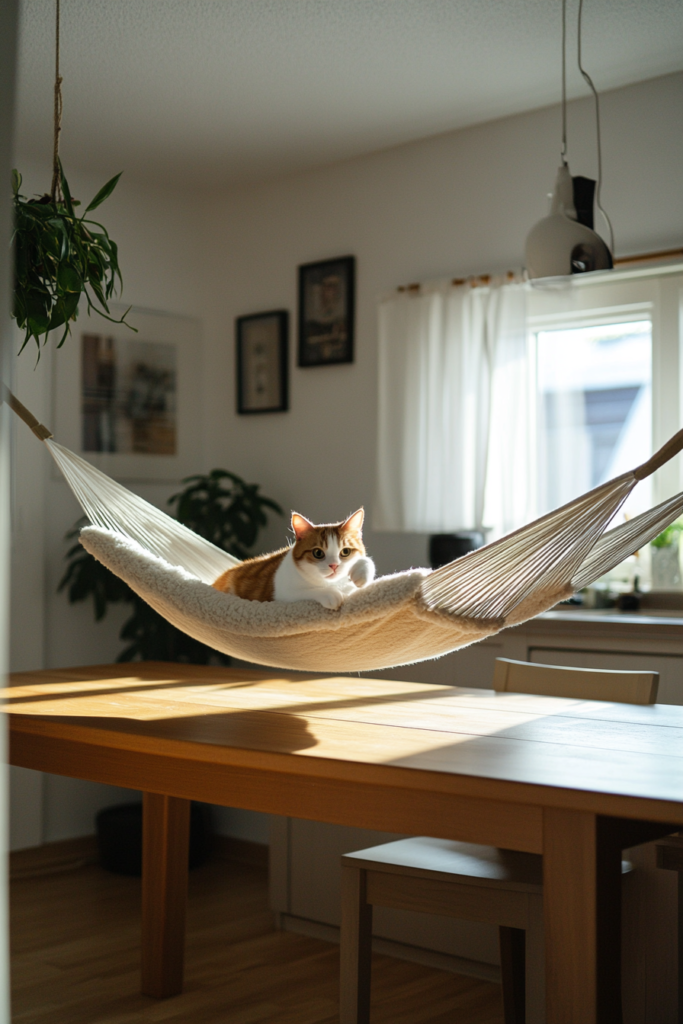 7. Under-Table Hammock