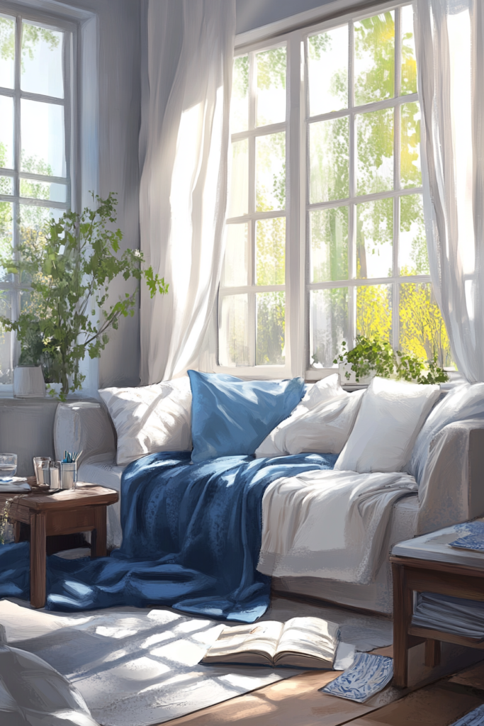 7. Use Textiles to Soften the Look