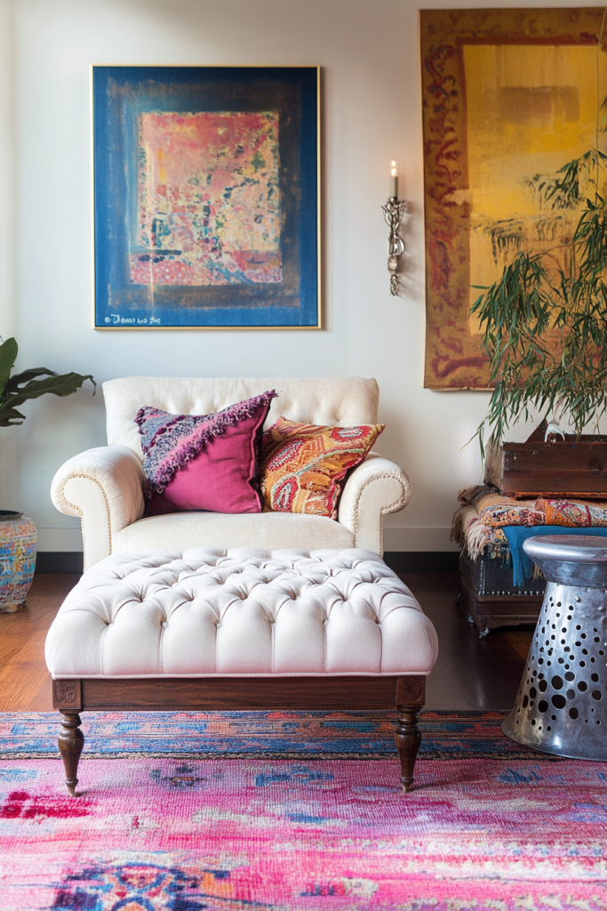 8. Eclectic Seating Options