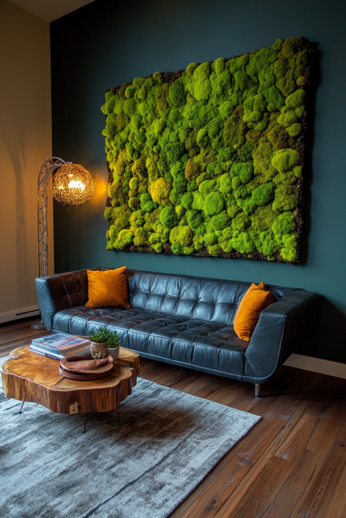 8. Moss Wall Art