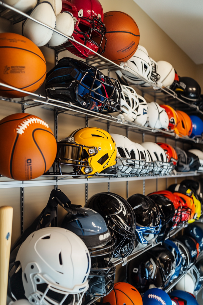 8. Sports Equipment Racks