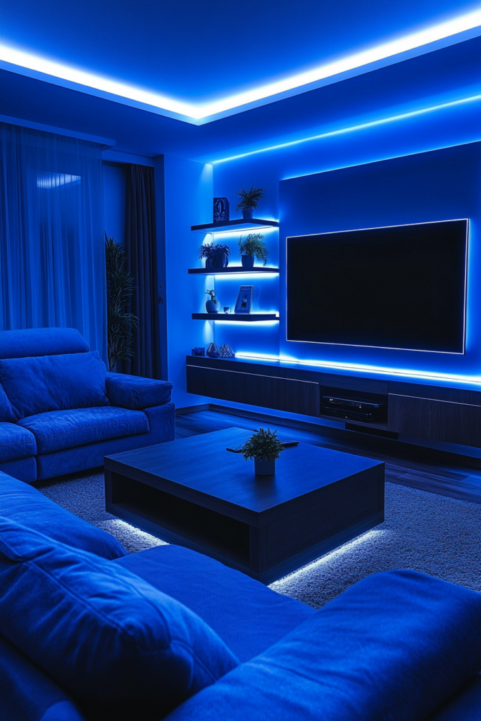 8. Use LED Strips for a Playful Glow