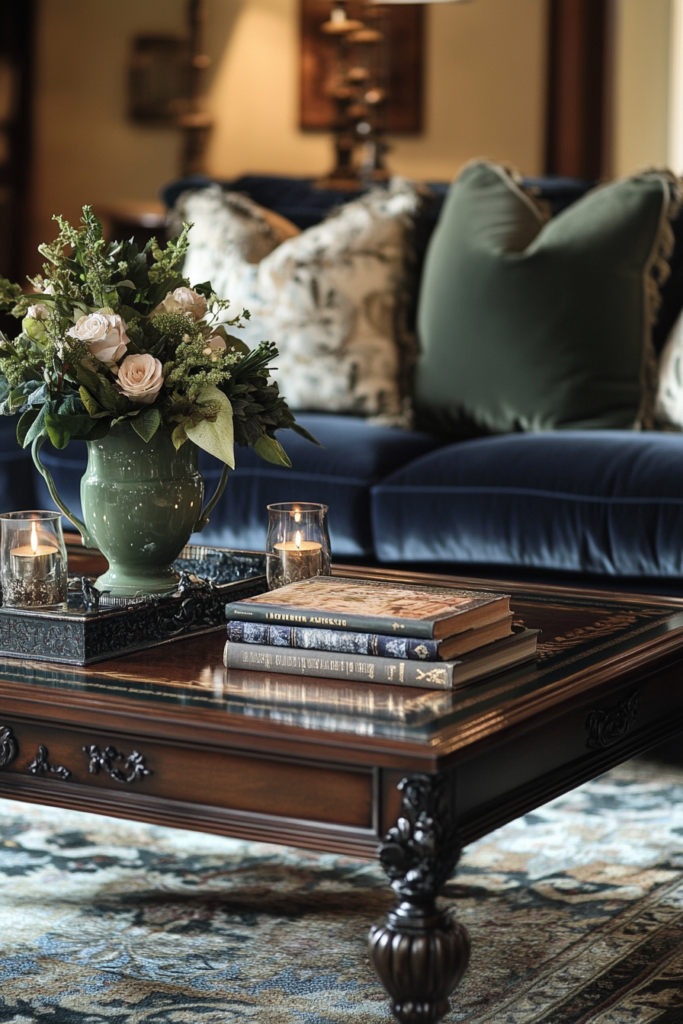 9. Coffee Table Styling: Central Attraction