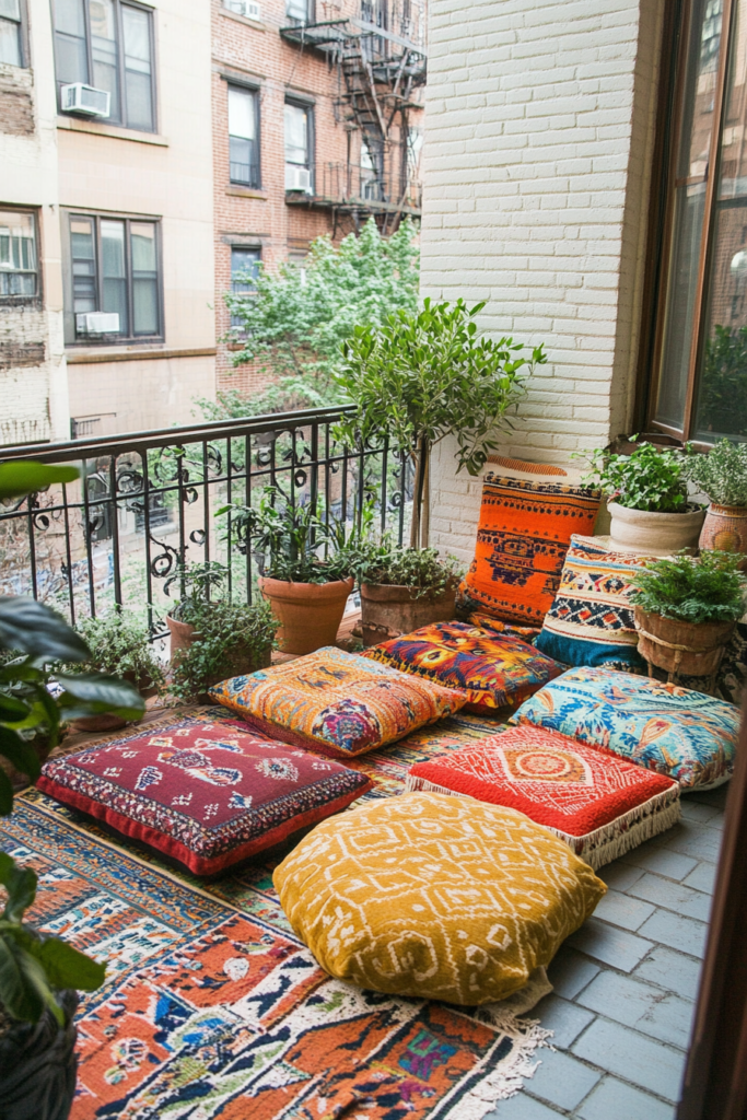 9. Floor Cushions and Poufs