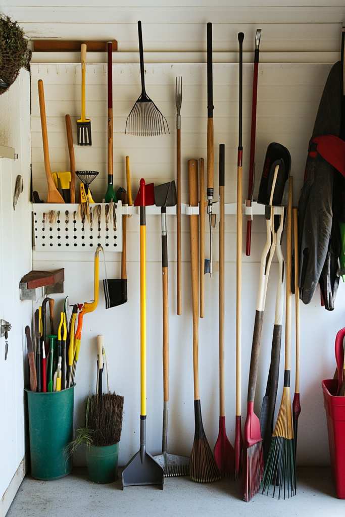 9. Gardening Tool Organizers