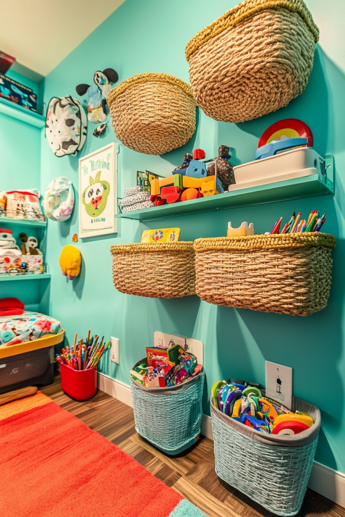 9. Hanging Baskets for Small Items