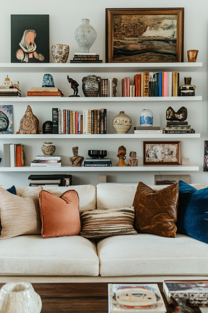 9. Open Shelving with Style