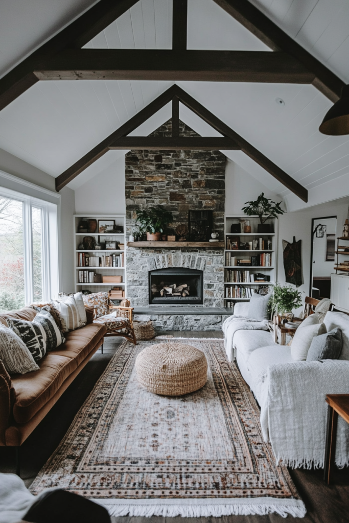 9. The Heat is On: Fireplace Designs