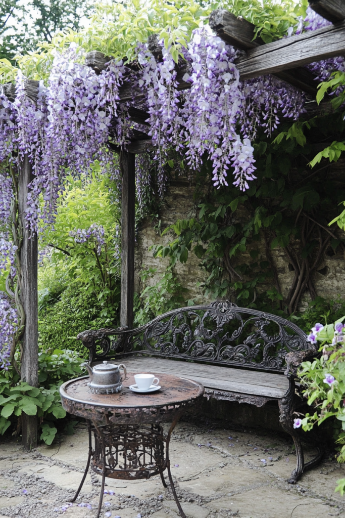 9. Trellis with Vines: Naturally Charming