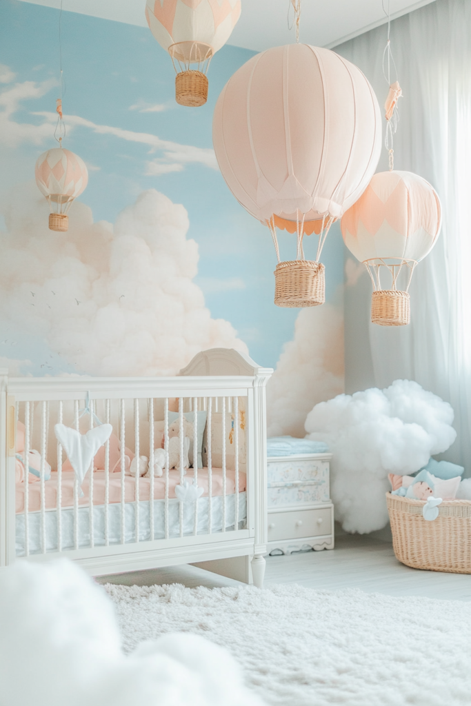 Whimsical Hot Air Balloon Nursery