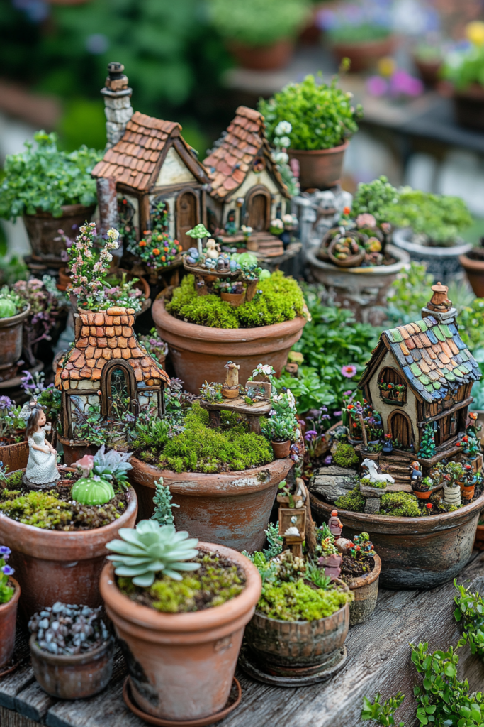 1. Container Fairy Garden