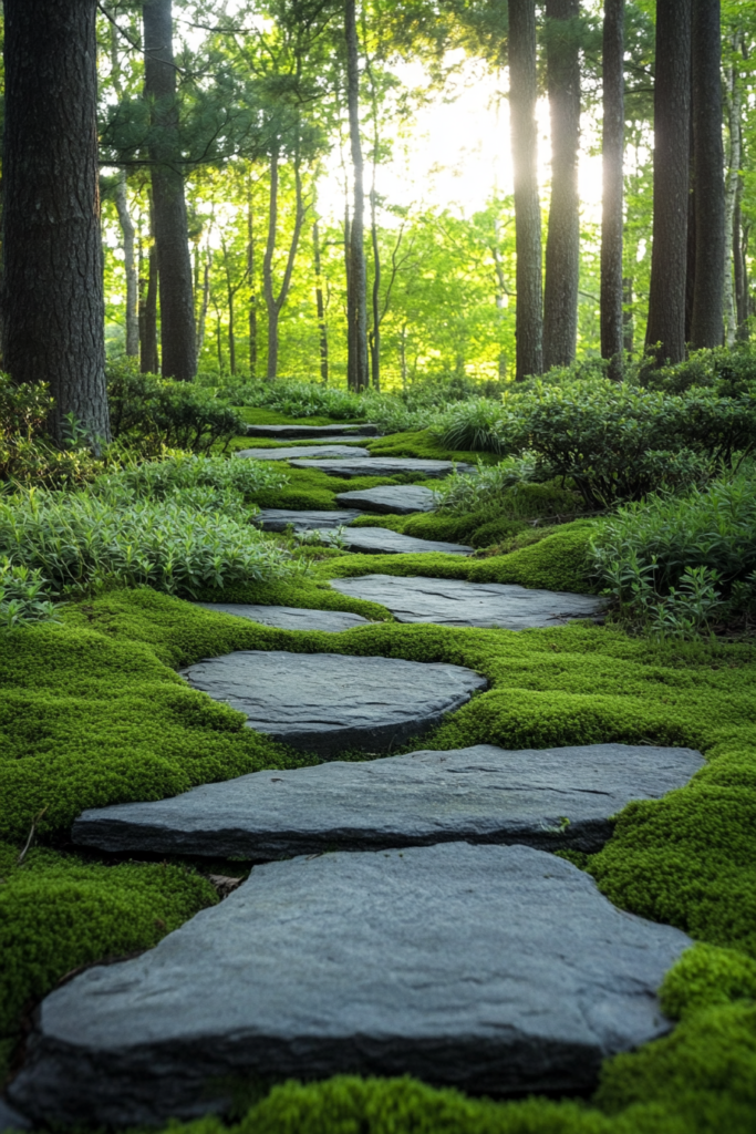 1. Stone Slab Pathway