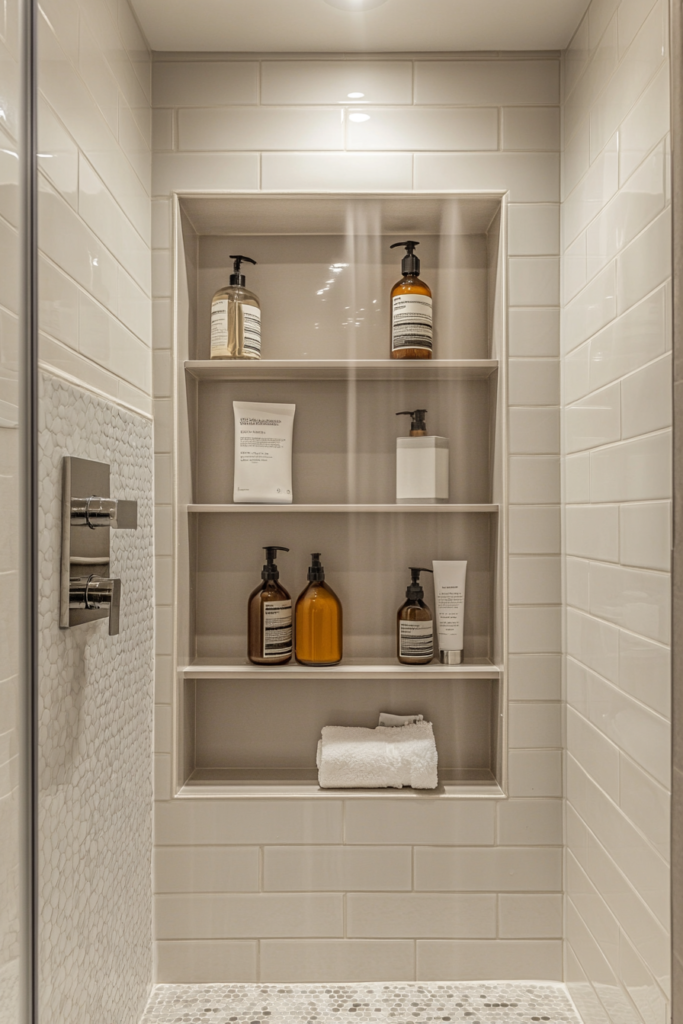 10. Add Recessed Shelving