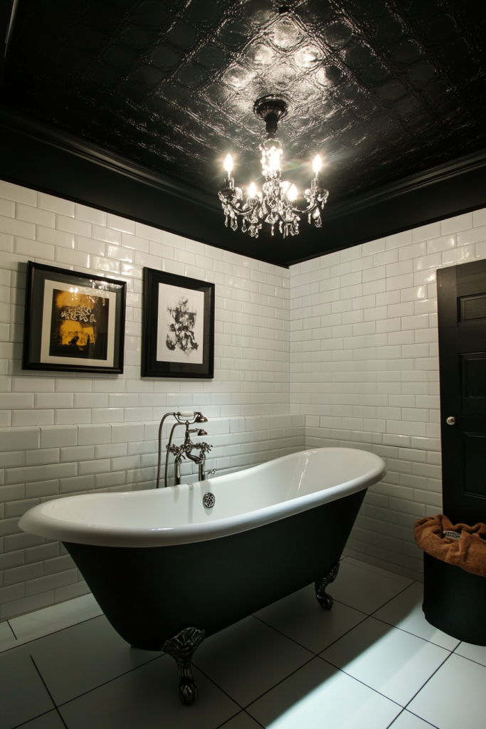 10. Black Ceiling, White Everything Else