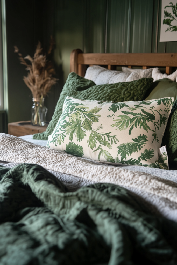 10. Cozy Up with Botanical Throws