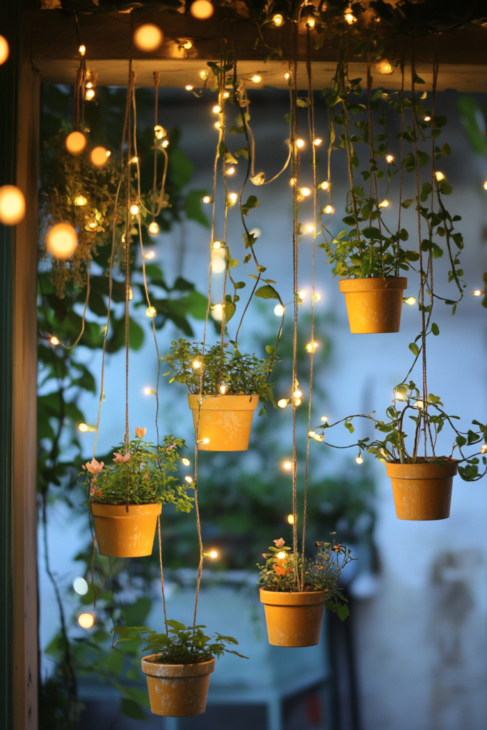 10. Hanging Fairy Garden