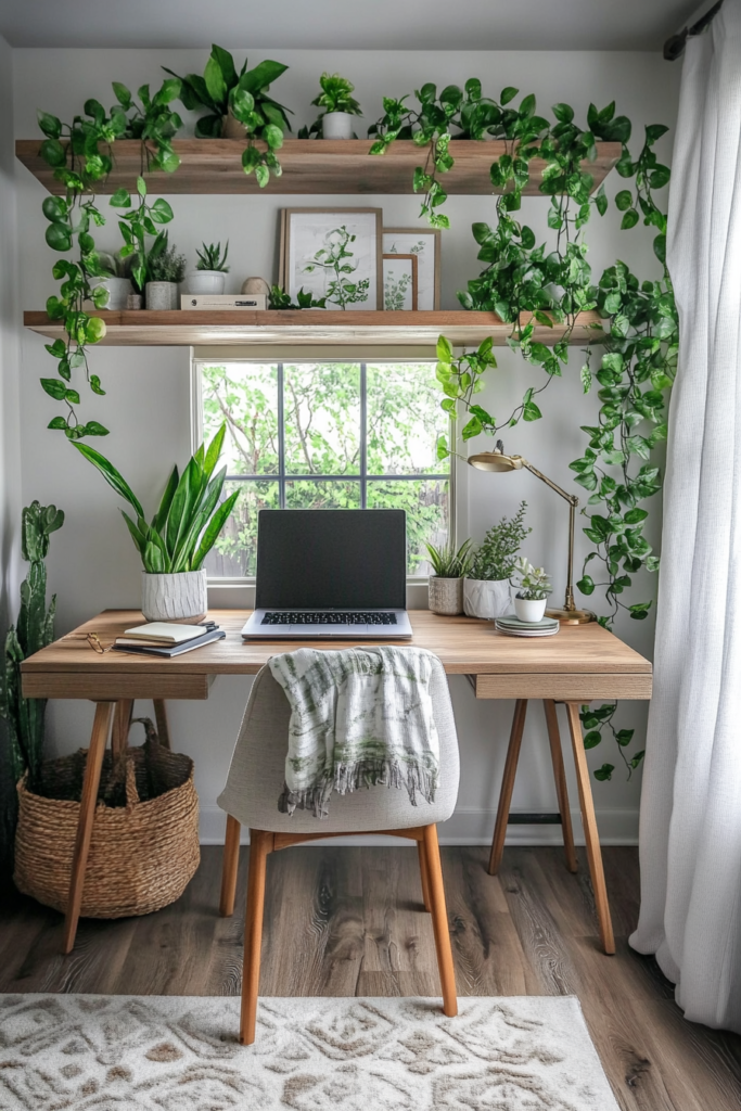 10. Mix Faux and Real Plants