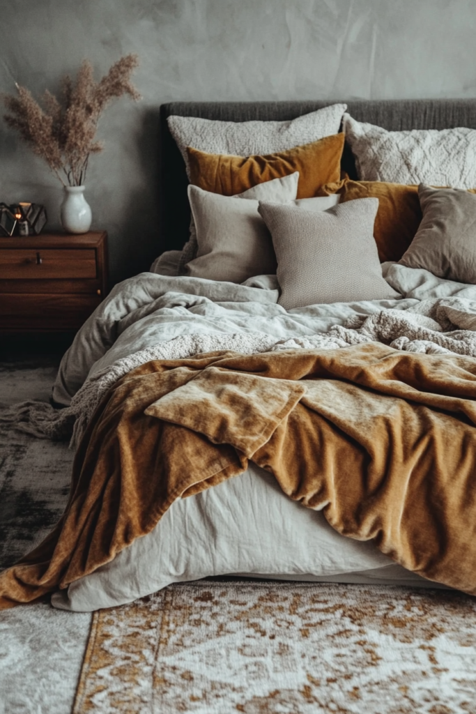 11. Add Texture with Bedding and Throws