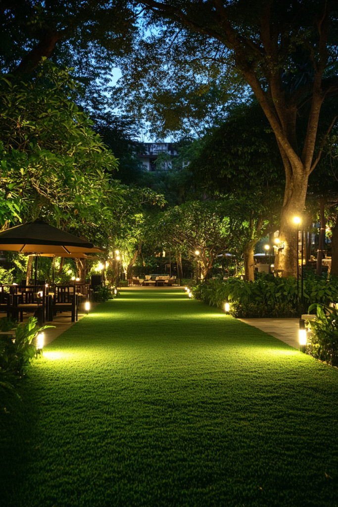 11. Garden Flood Lights: Brighten Up Large Areas