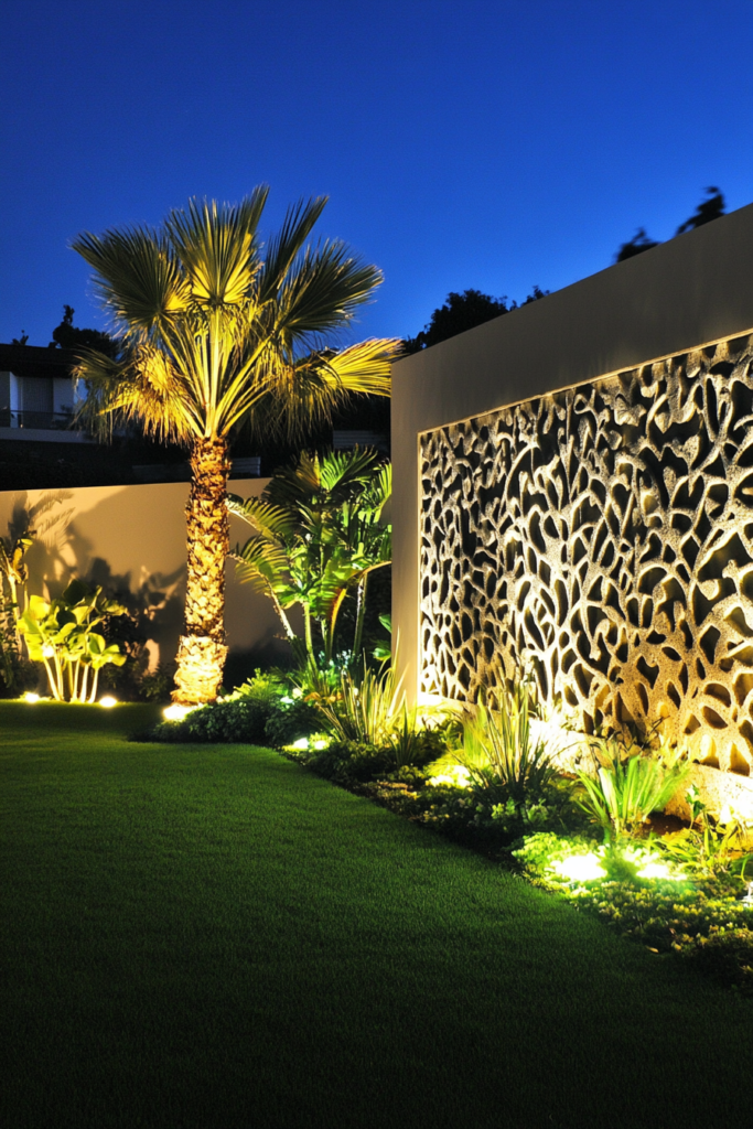 11. Garden Uplighting: Enhancing Greenery
