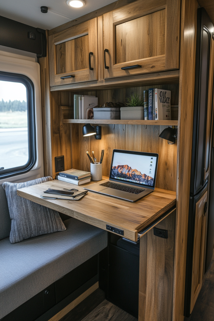 11. Hidden Desk for Work and Play