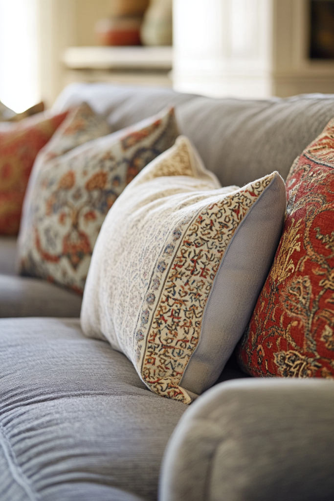 11. Luxurious Throw Pillows