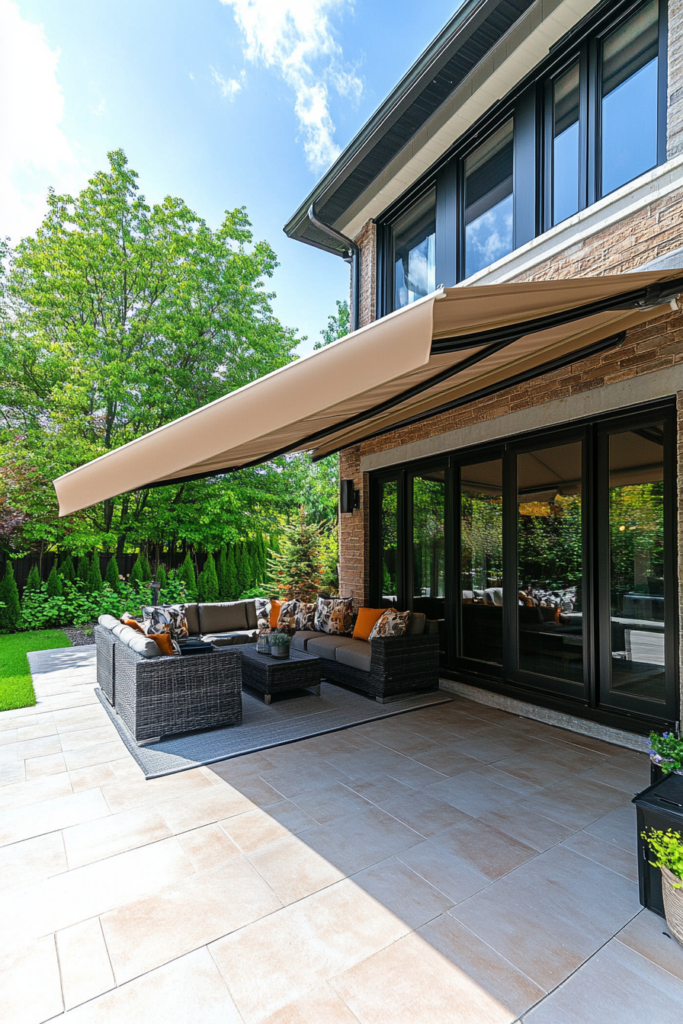 11. Retractable Awnings for Flexibility