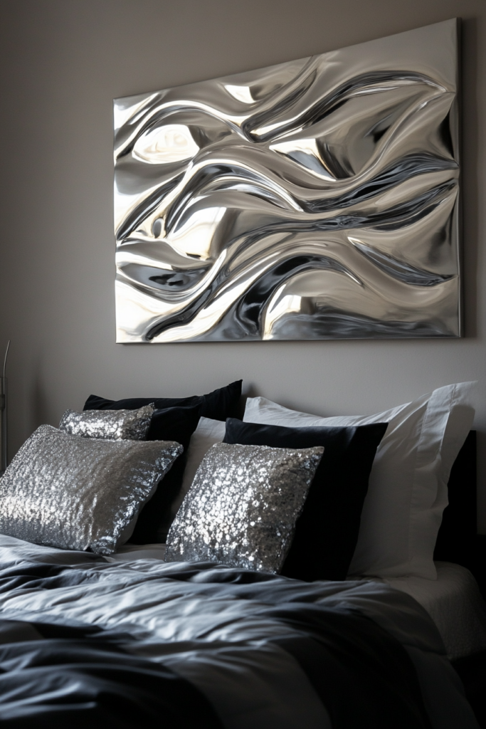 11. Silver Statement Art Pieces