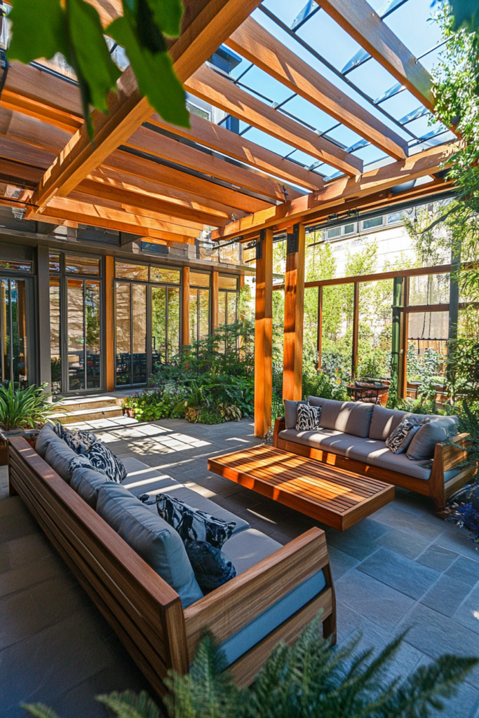 11. Sustainable Patio with Eco-Friendly Materials